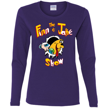 The Finn and Jake Show Women's Long Sleeve T-Shirt