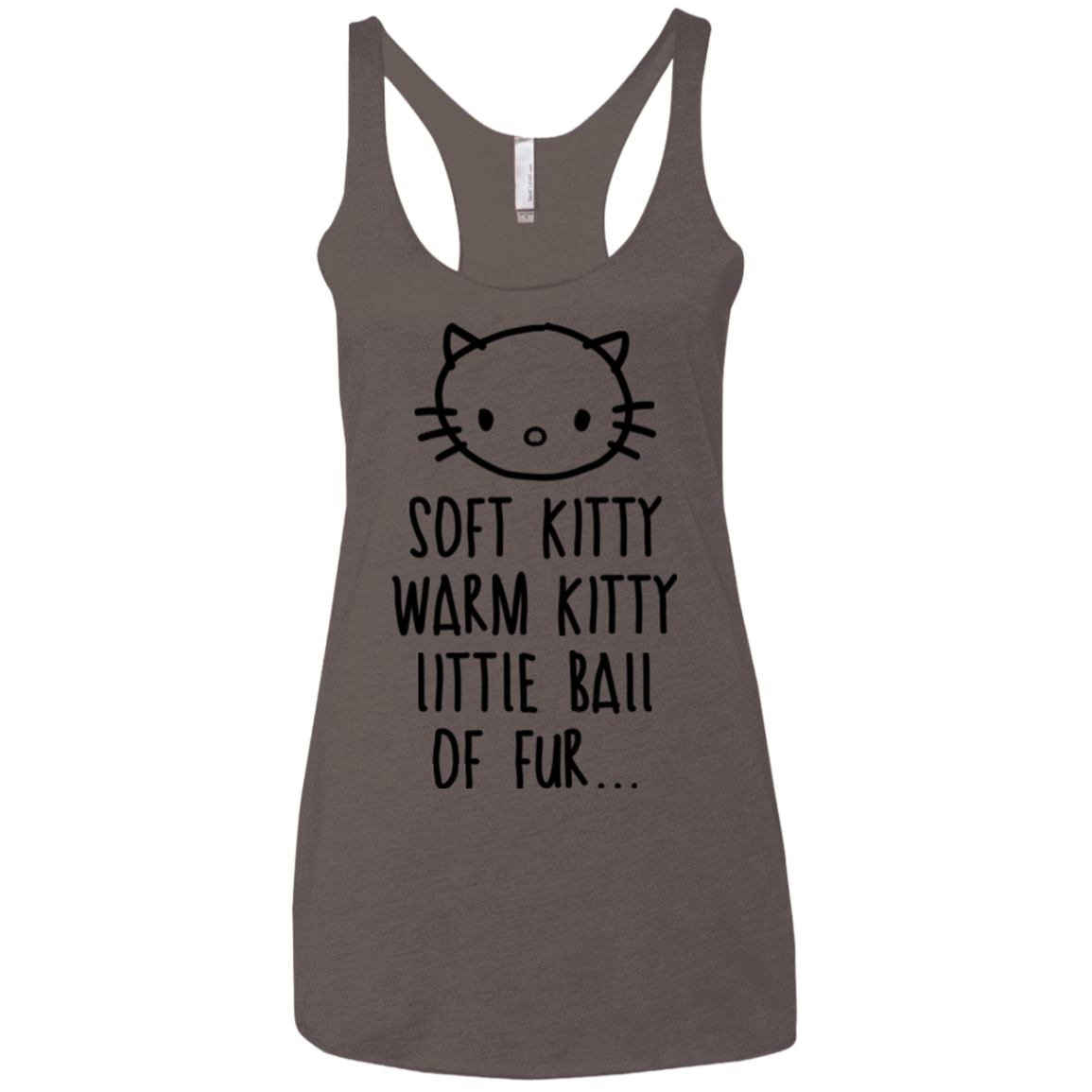 Weird Kitty Women's Triblend Racerback Tank