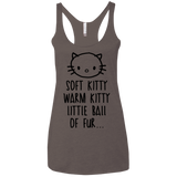 Weird Kitty Women's Triblend Racerback Tank