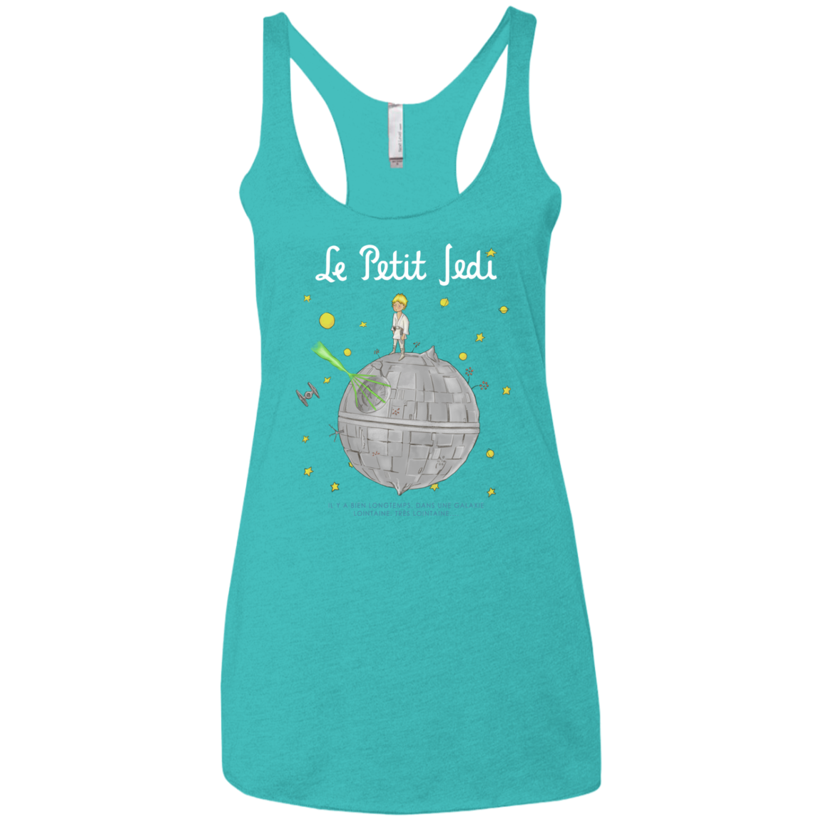 Le Petit Jedi Women's Triblend Racerback Tank