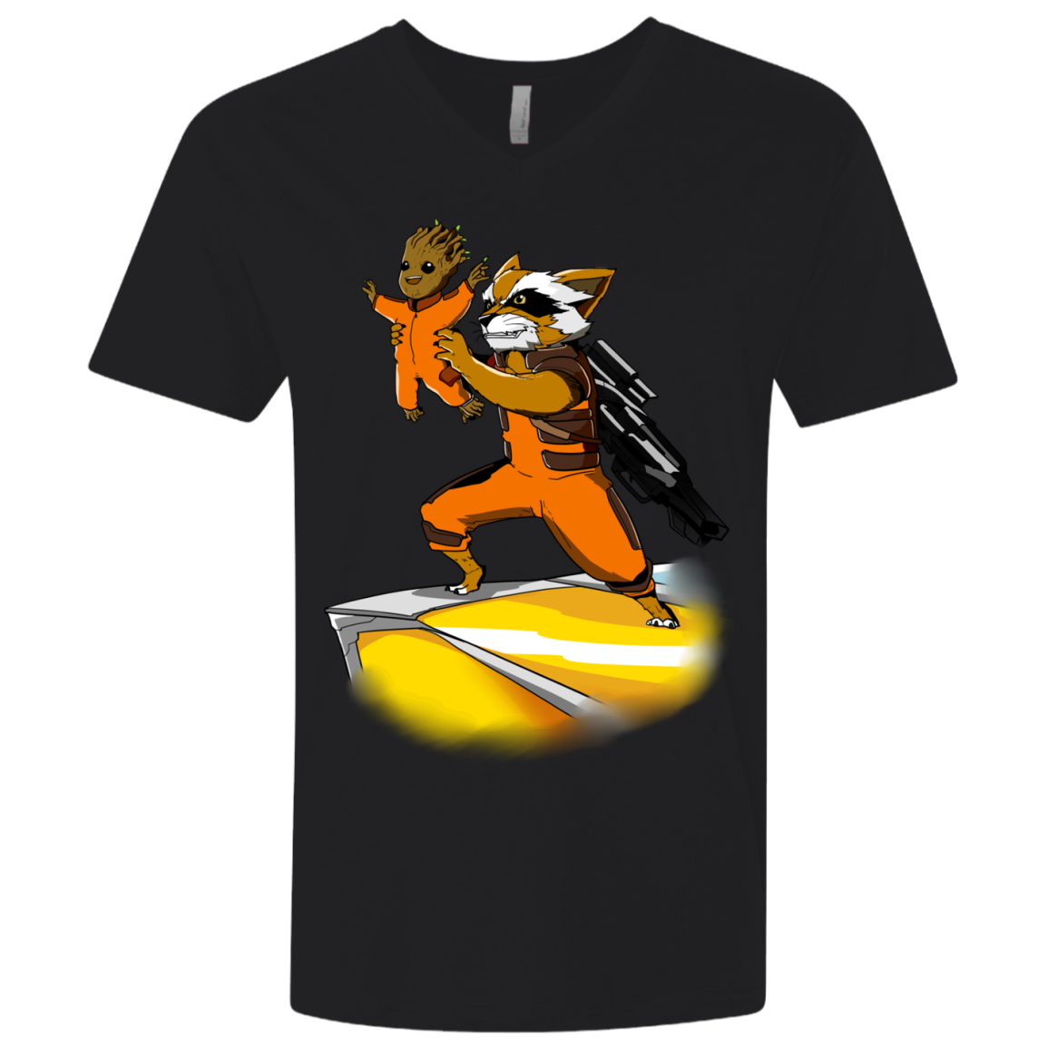 Baby Groot Men's Premium V-Neck