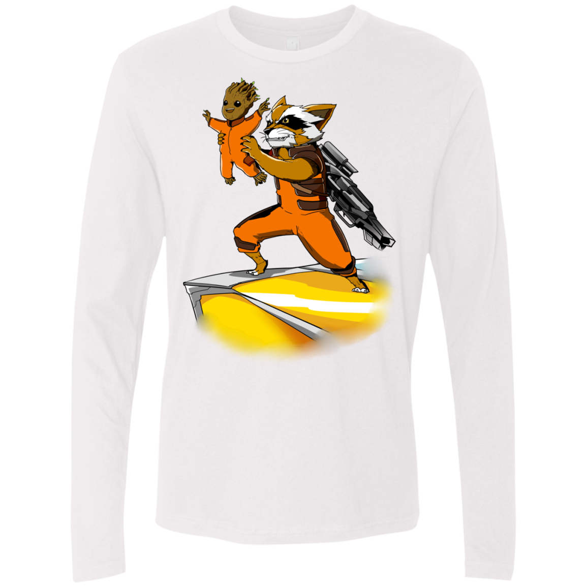 Baby Groot Men's Premium Long Sleeve