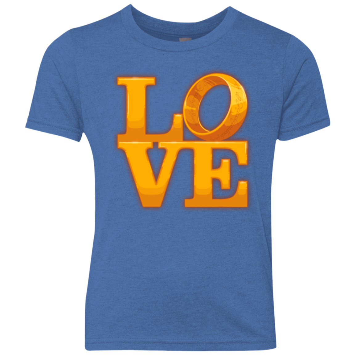 LOVE Lotr Ring Youth Triblend T-Shirt