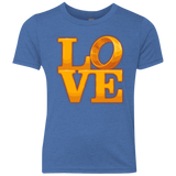 LOVE Lotr Ring Youth Triblend T-Shirt