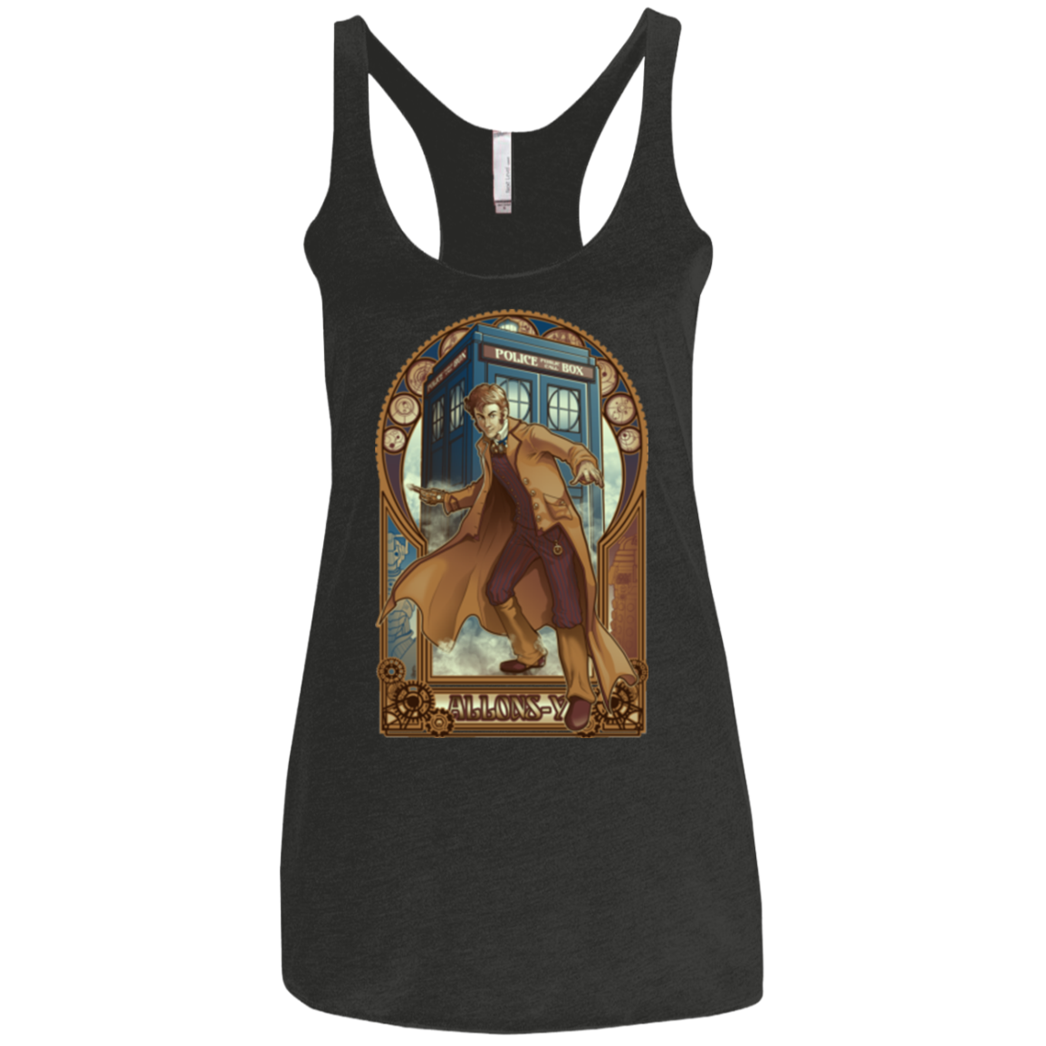 Physicker Whom Women's Triblend Racerback Tank