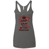 Keep passenger Women's Triblend Racerback Tank
