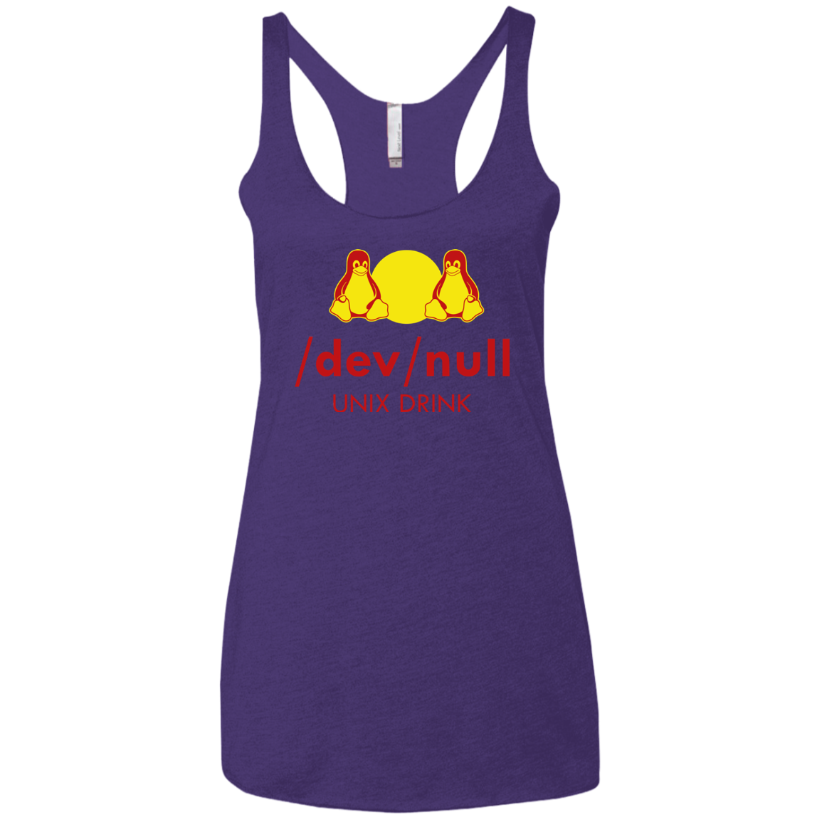 Dev null Women's Triblend Racerback Tank