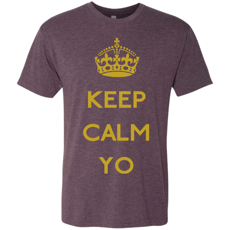 Keep Calm Yo Men's Triblend T-Shirt