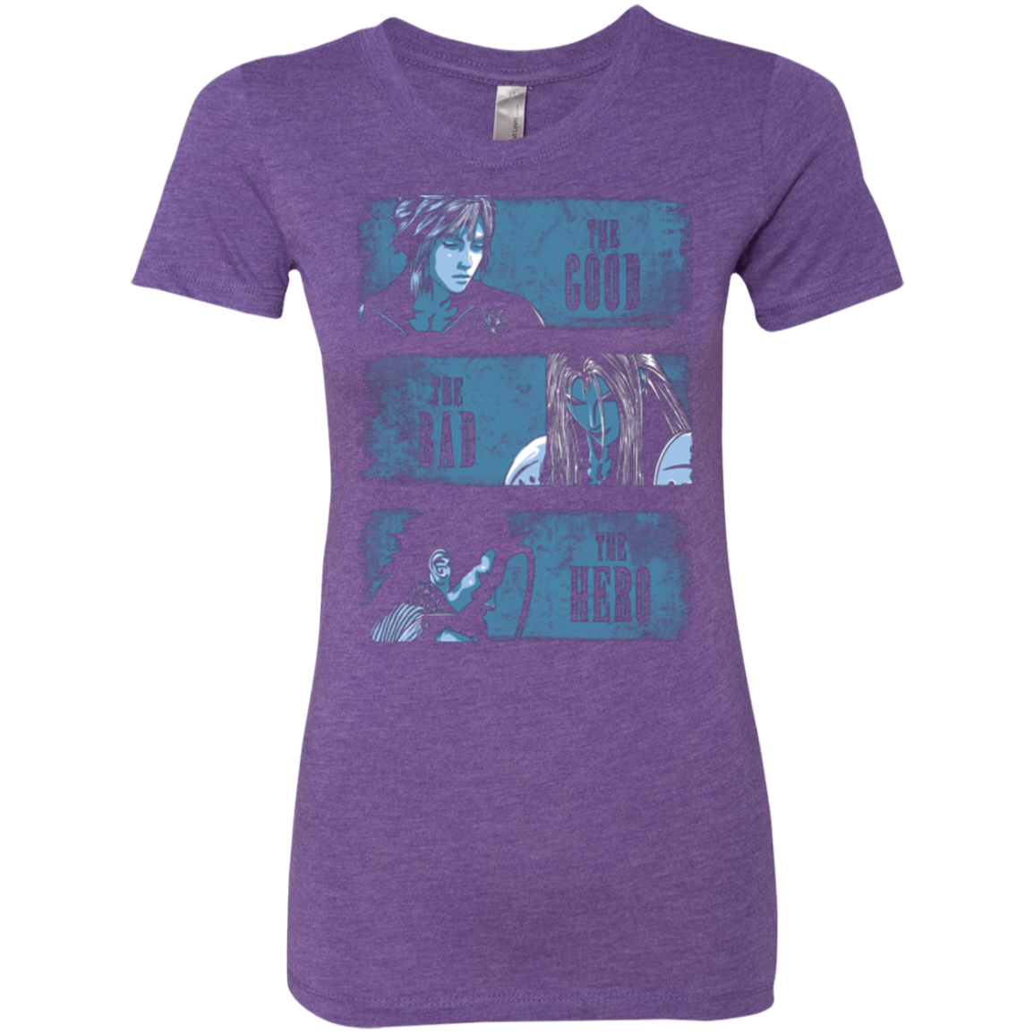 The Good the Bad and the Hero Women's Triblend T-Shirt