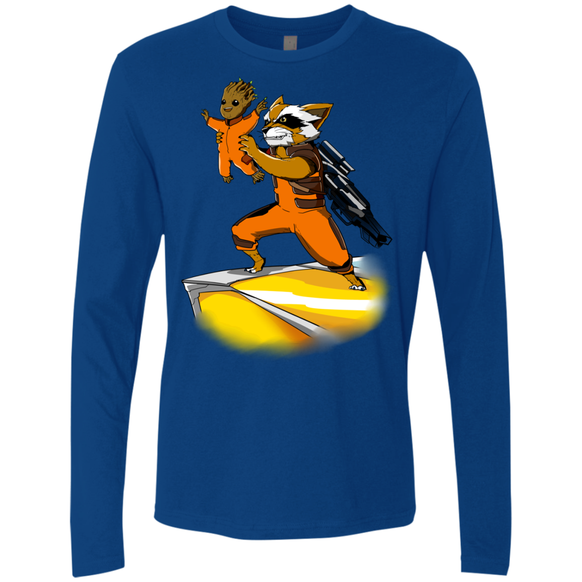 Baby Groot Men's Premium Long Sleeve