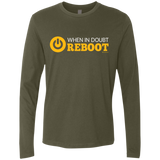 When In Doubt Reboot Men's Premium Long Sleeve