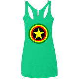 Captain Rasta Women's Triblend Racerback Tank