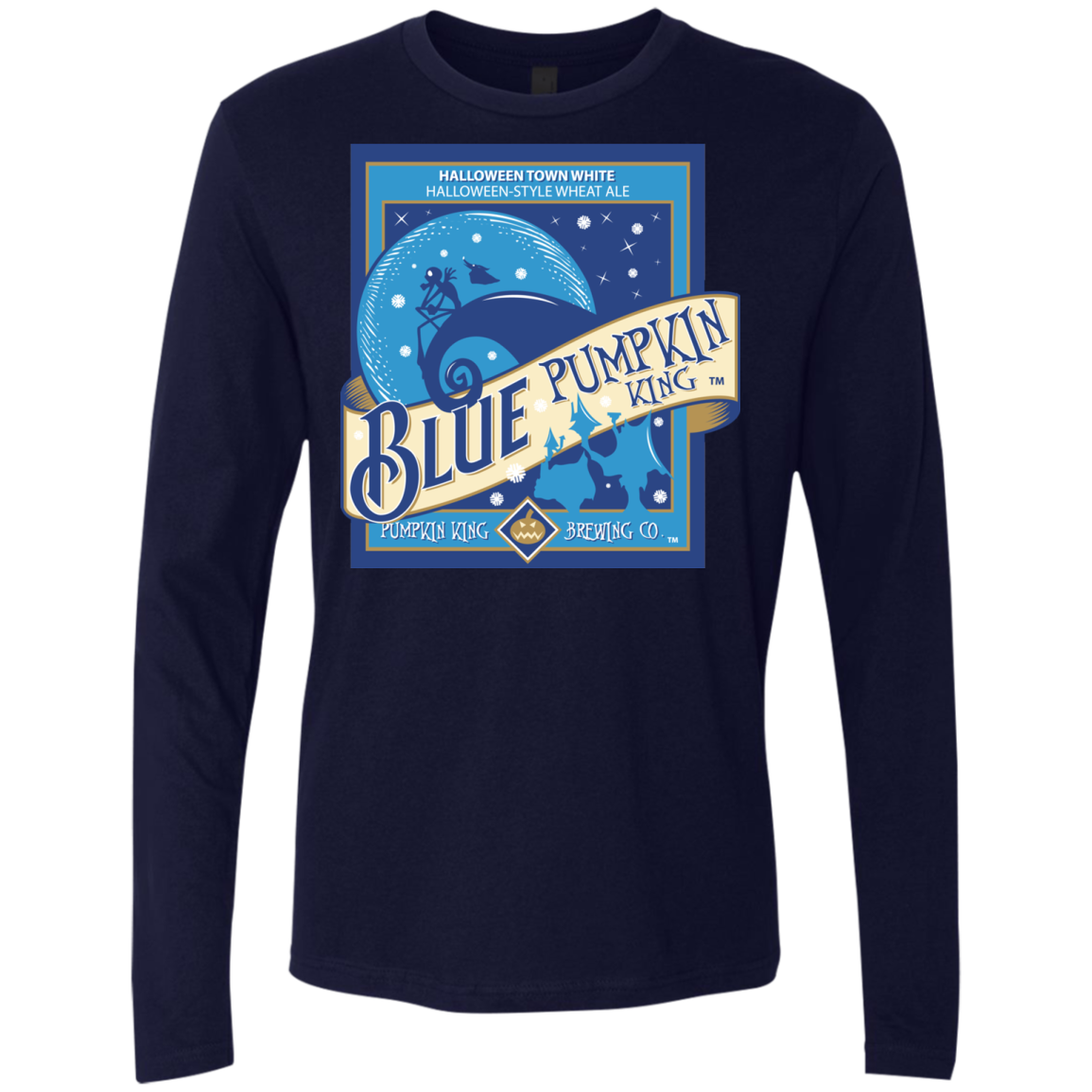 Blue Pumpkin King Men's Premium Long Sleeve