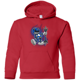 Blue Ranger Artwork Youth Hoodie