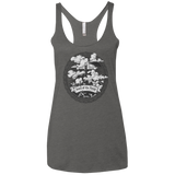 Vintage Mordor Tower Women's Triblend Racerback Tank