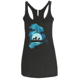 Lion Portrait Women's Triblend Racerback Tank