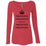 Keep Calm Malkovich Women's Triblend Long Sleeve Shirt