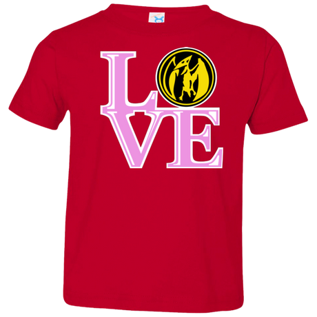 Pink Ranger LOVE Toddler Premium T-Shirt