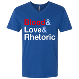 Blood Love Rhetoric Men's Premium V-Neck