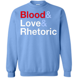 Blood Love Rhetoric Crewneck Sweatshirt