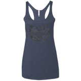 WU KING DEAD Women's Triblend Racerback Tank