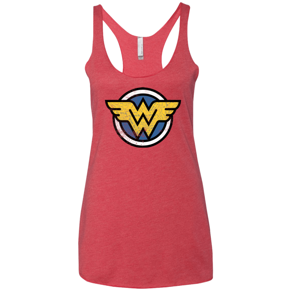 WONDER WOMAN Women's Triblend Racerback Tank
