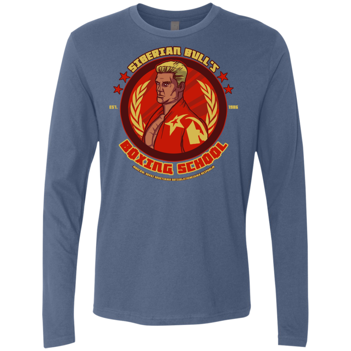 Siberian Bull Men's Premium Long Sleeve