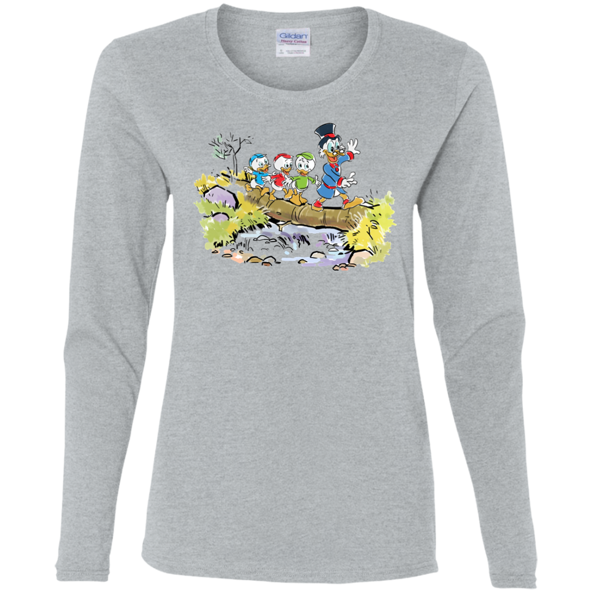 Duck Tails Women's Long Sleeve T-Shirt