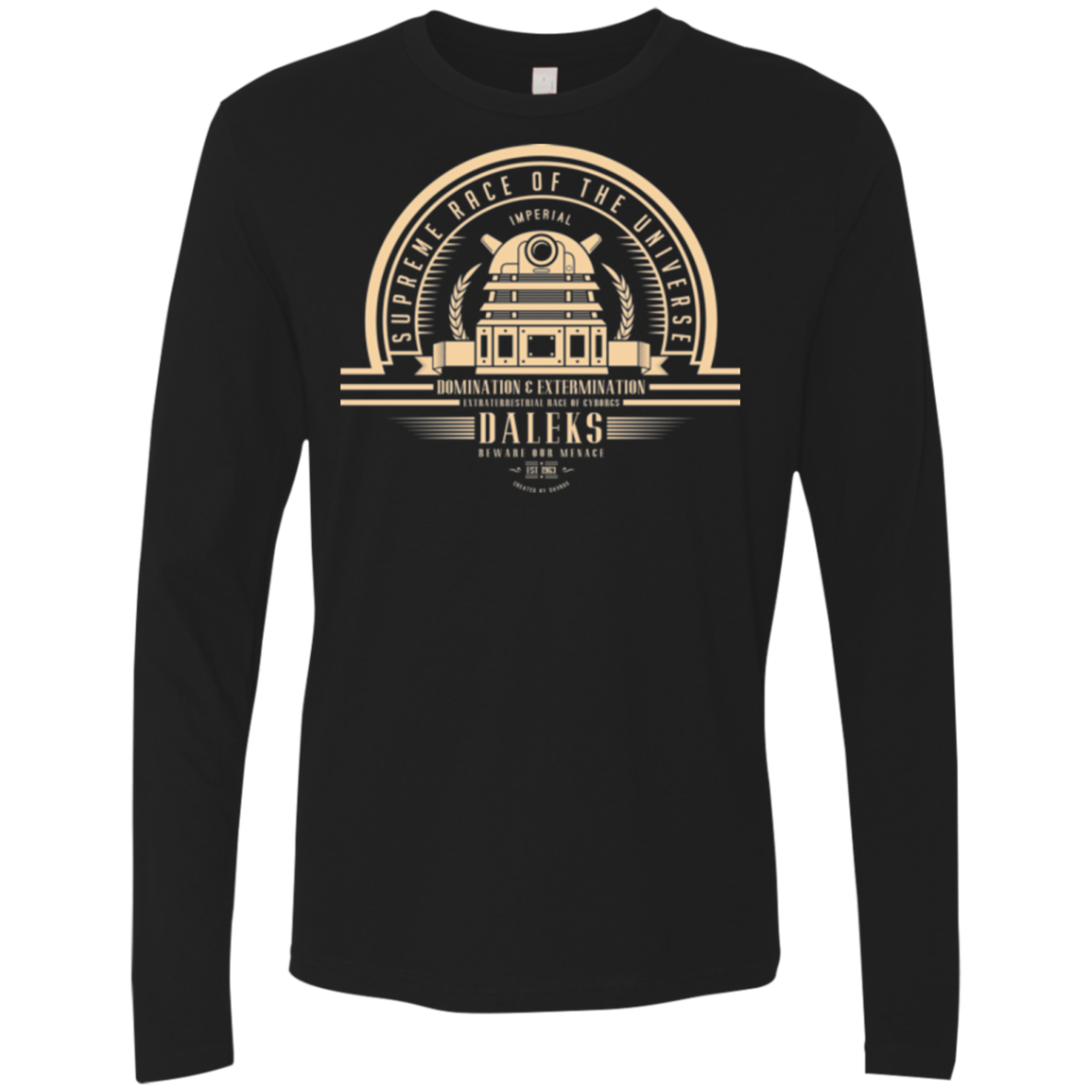 Who Villains Men's Premium Long Sleeve