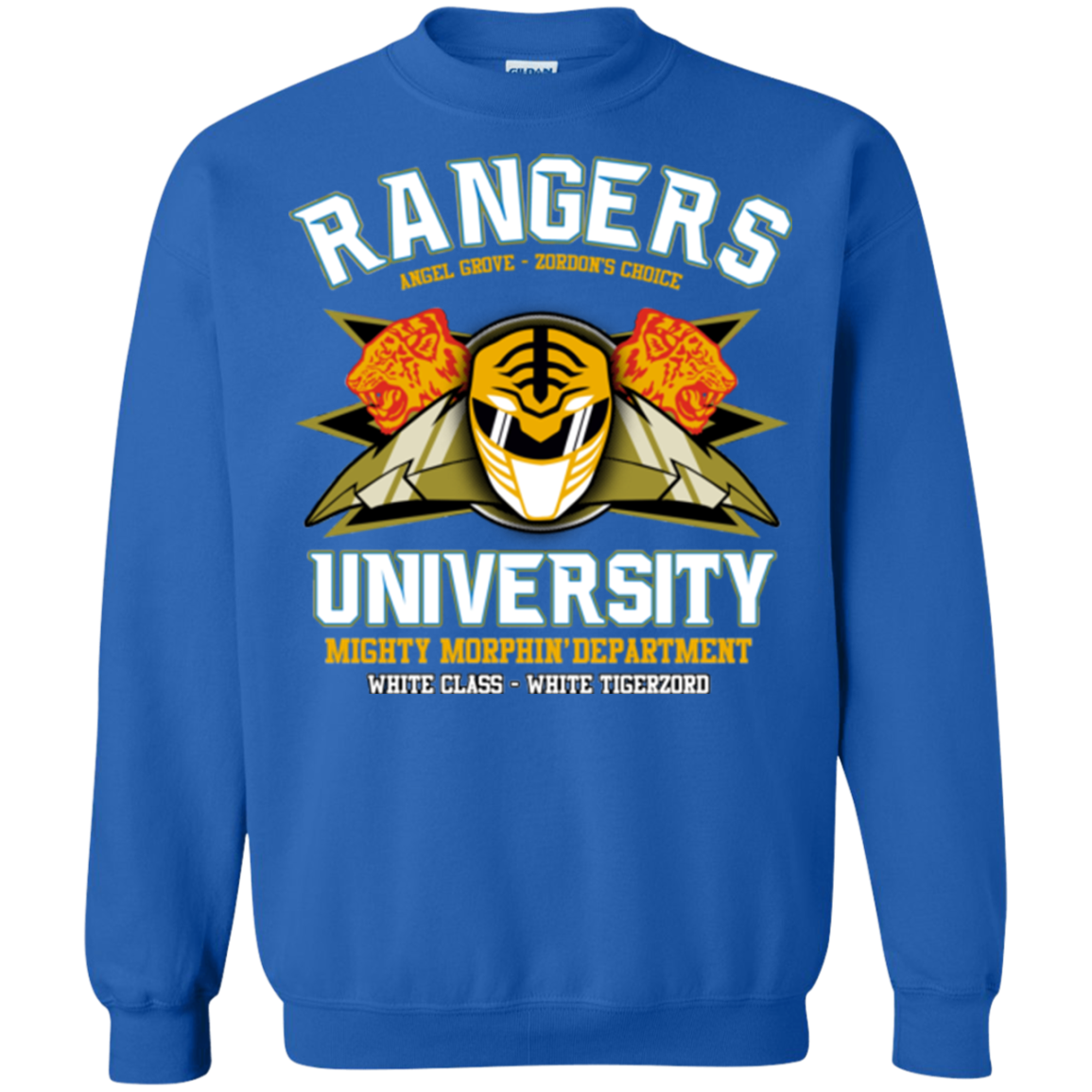 Rangers U White Ranger Crewneck Sweatshirt