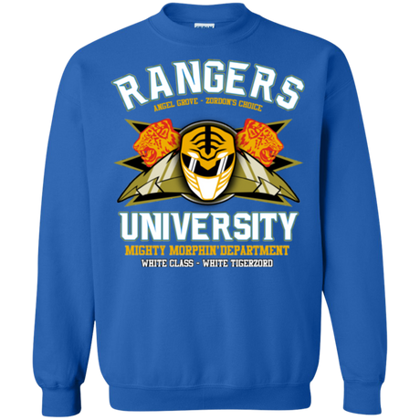 Rangers U White Ranger Crewneck Sweatshirt