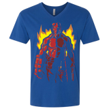 Red Hero Men's Premium V-Neck
