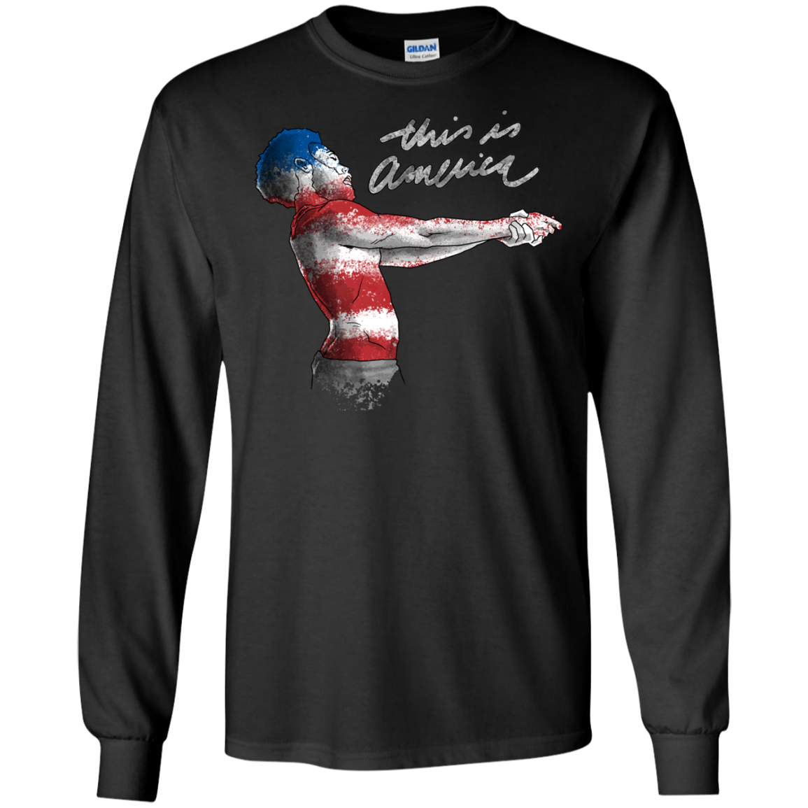 America Men's Long Sleeve T-Shirt