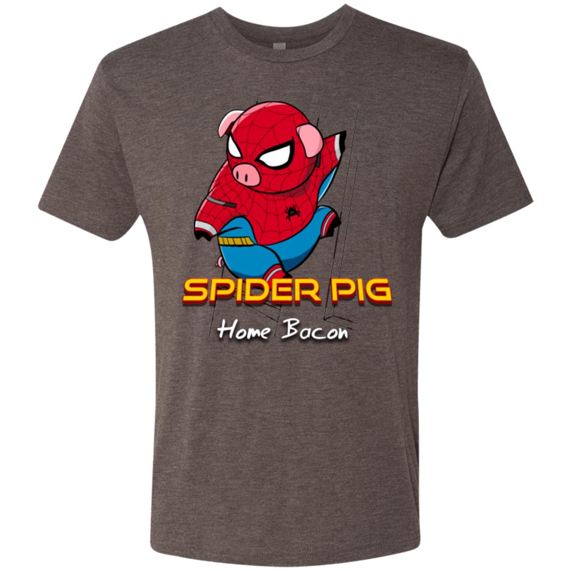 Spider Pig Build Line Men's Triblend T-Shirt