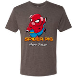 Spider Pig Build Line Men's Triblend T-Shirt