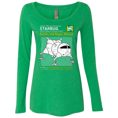 Starbug Service And Repair Manual Women's Triblend Long Sleeve Shirt