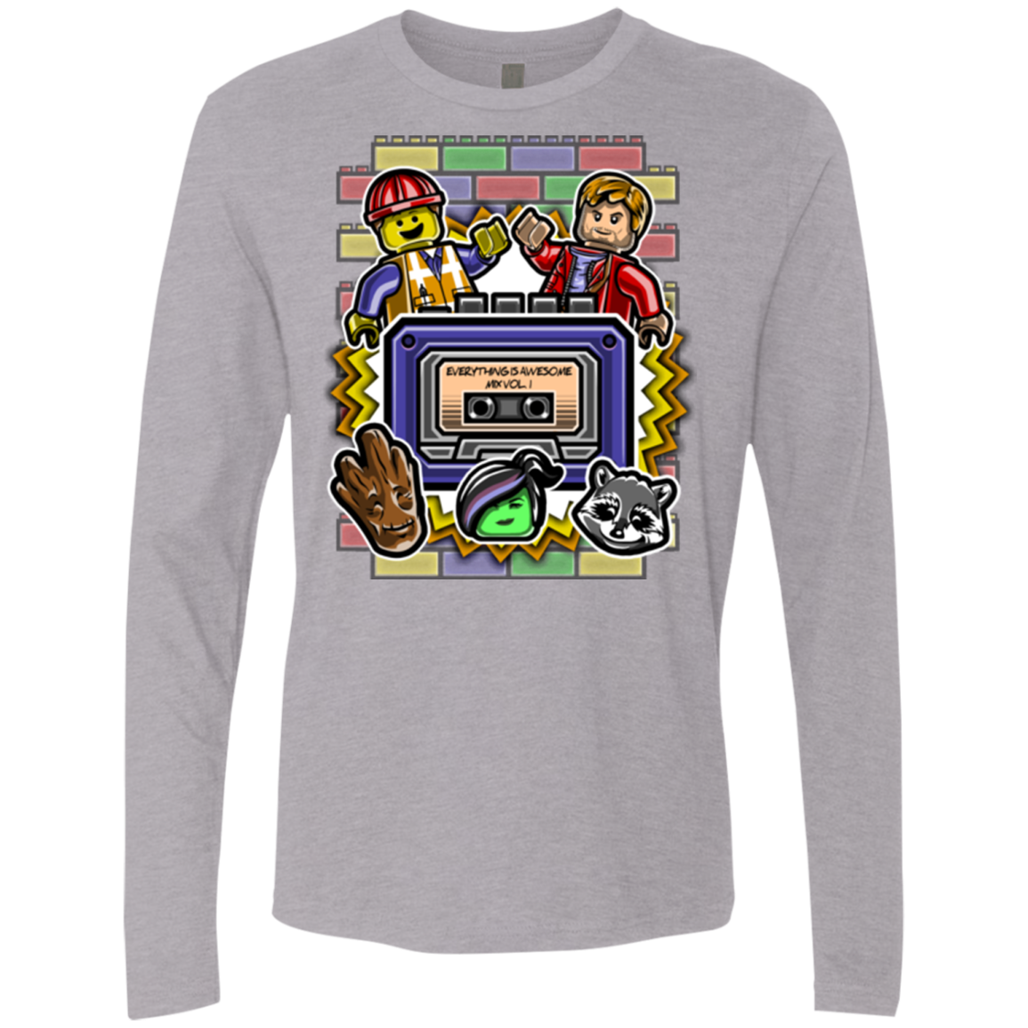 Everything is awesome mix Men's Premium Long Sleeve