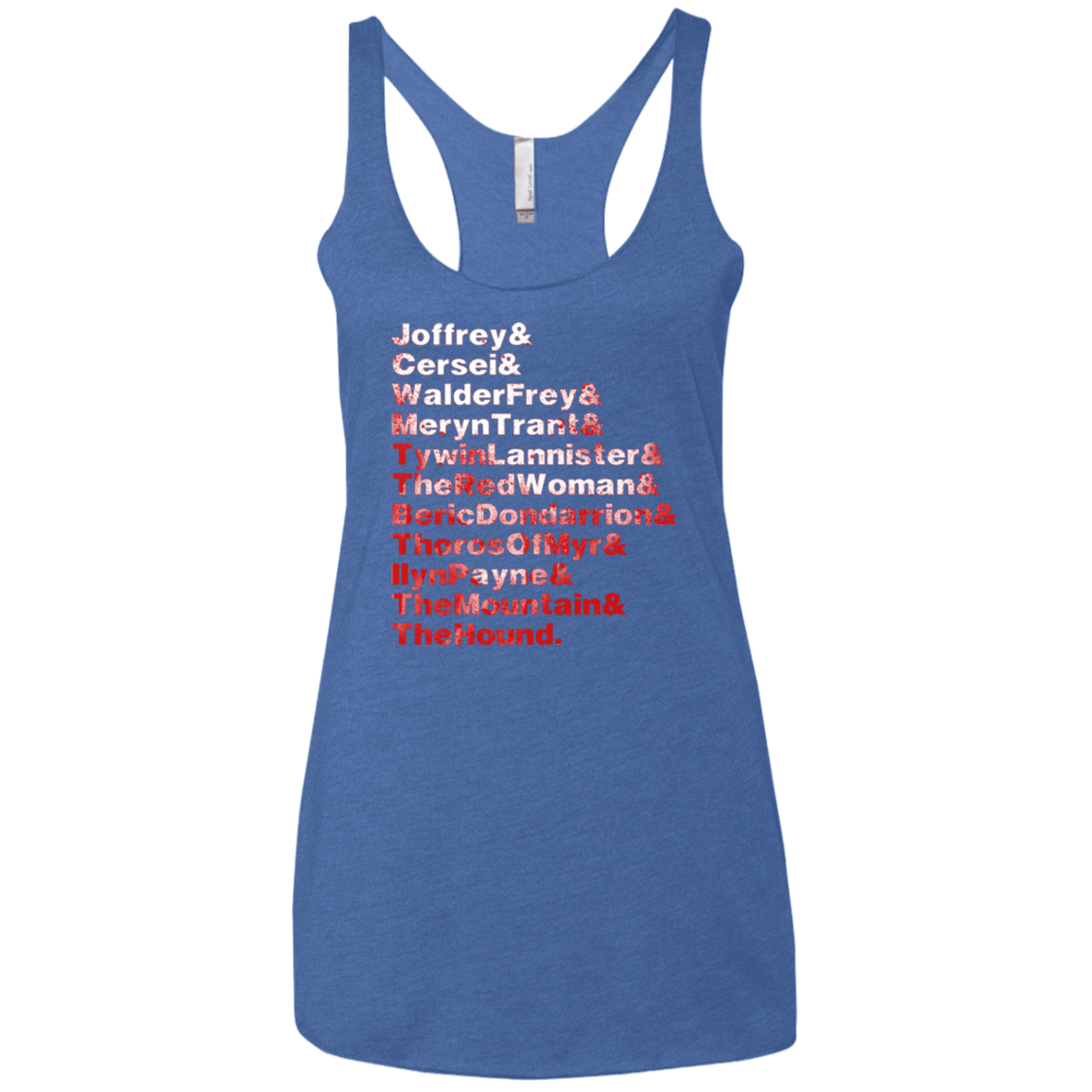 Aryas Kill List Women's Triblend Racerback Tank