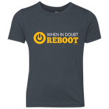 When In Doubt Reboot Youth Triblend T-Shirt