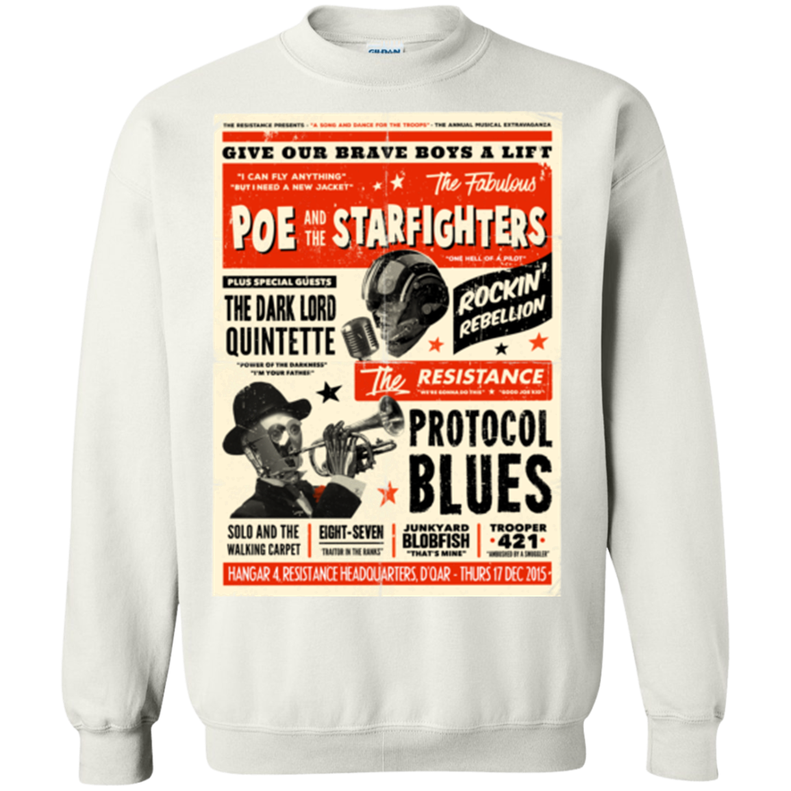 Poe and The Starfighters Crewneck Sweatshirt