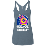 Taco Beep Women's Triblend Racerback Tank
