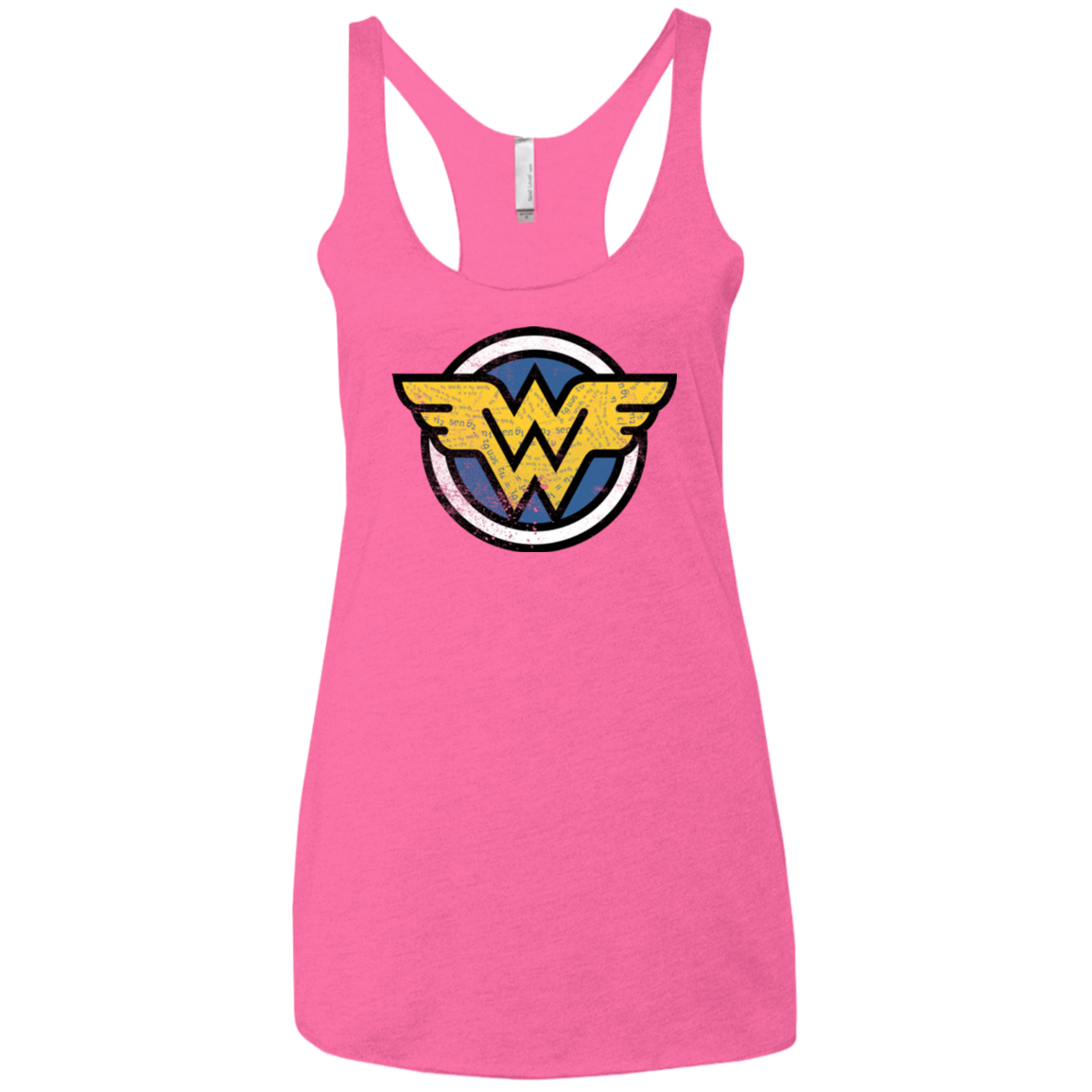WONDER WOMAN Women's Triblend Racerback Tank