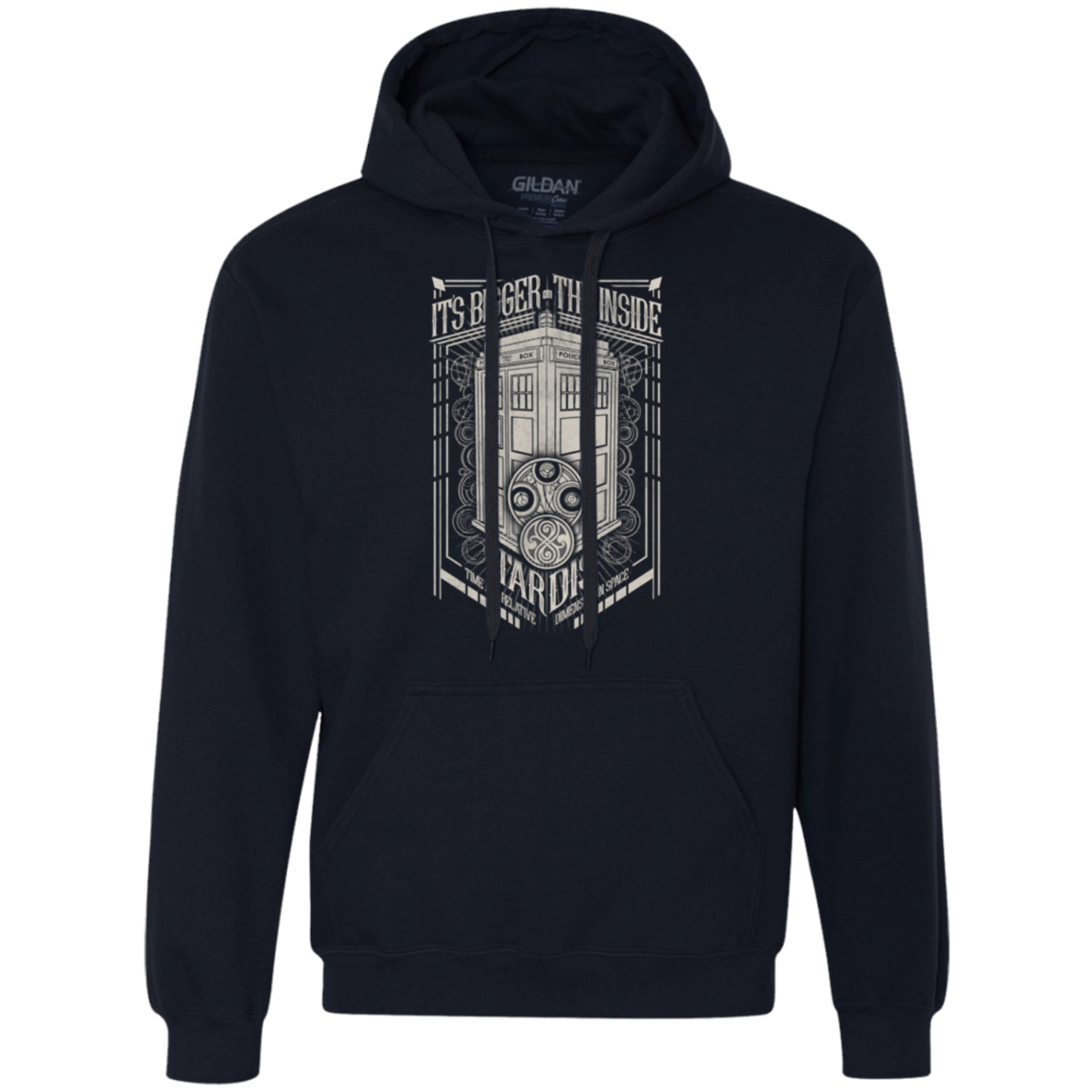 The Vintage Series - It's Bigger on The Inside Premium Fleece Hoodie