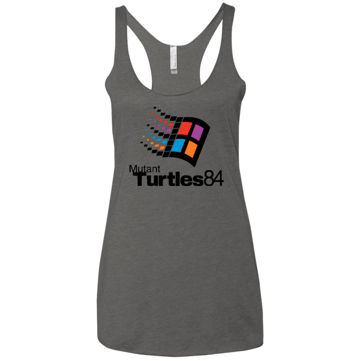 Turtles 84 Women's Triblend Racerback Tank