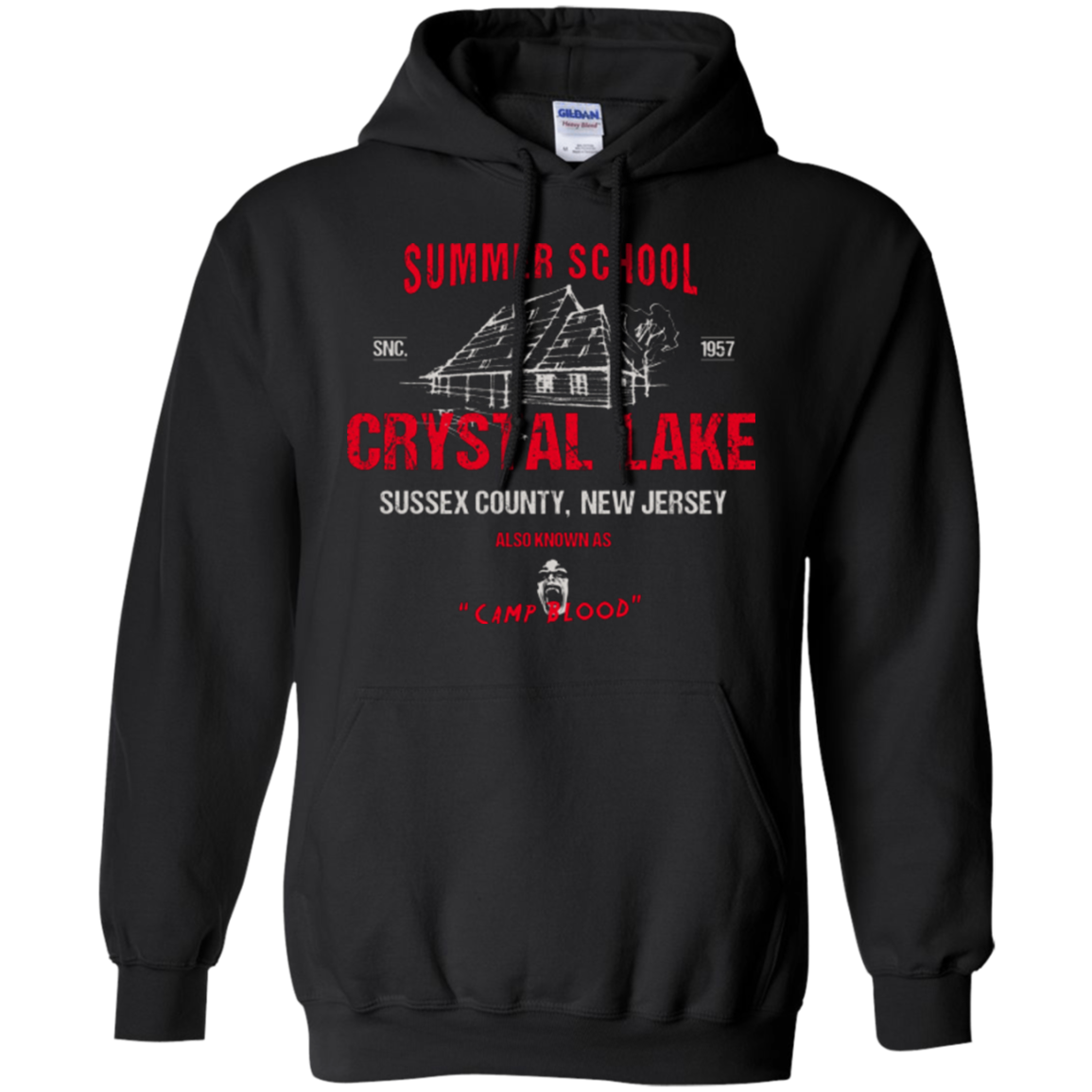 Crystal Lake summer school Pullover Hoodie