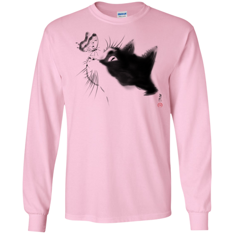 Curious Cat Men's Long Sleeve T-Shirt