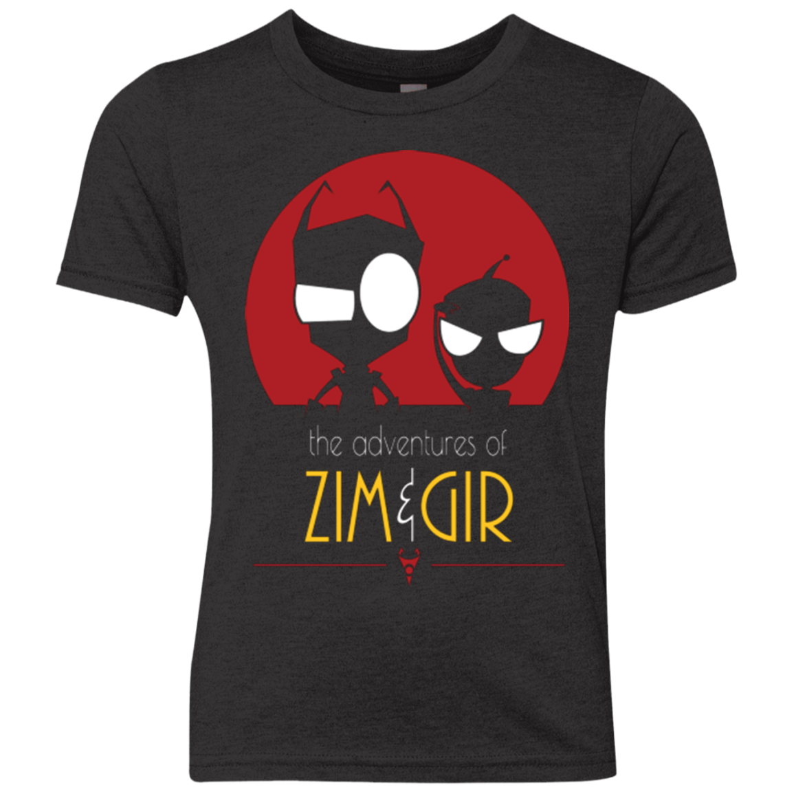 ADVENTURES OF ZIM & GIR Youth Triblend T-Shirt