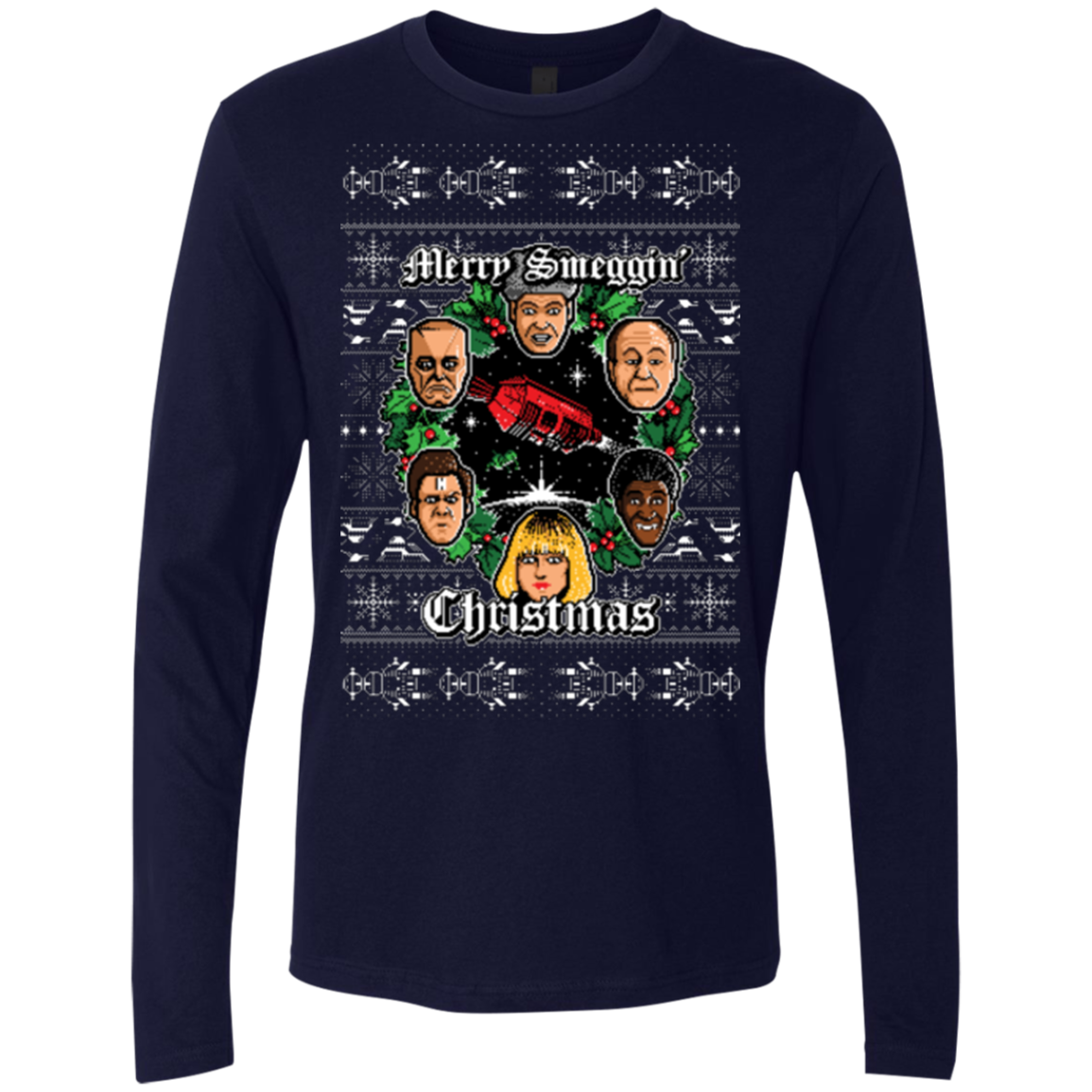 Merry Smeggin Christmas Men's Premium Long Sleeve