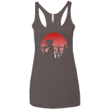 Stray dog mugan Women's Triblend Racerback Tank