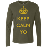 Keep Calm Yo Men's Premium Long Sleeve